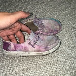 Kids Tie-Dye hey dude Casual Shoes size 2